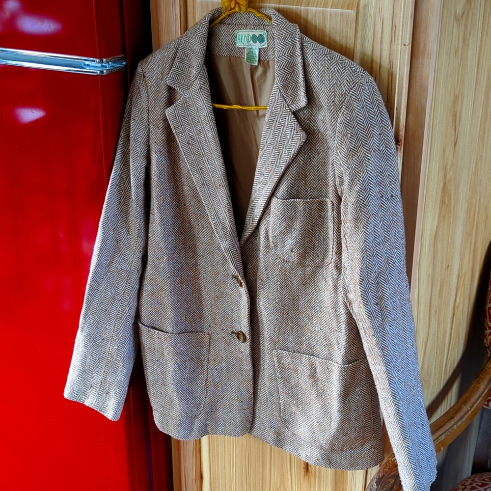 Vintage herringbone blazer